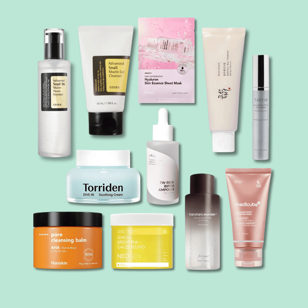 VELVET GLOW 10 - Step Korean Skincare Routine Set – Dry Skin Type Korean Skincare | VELVET GLOW