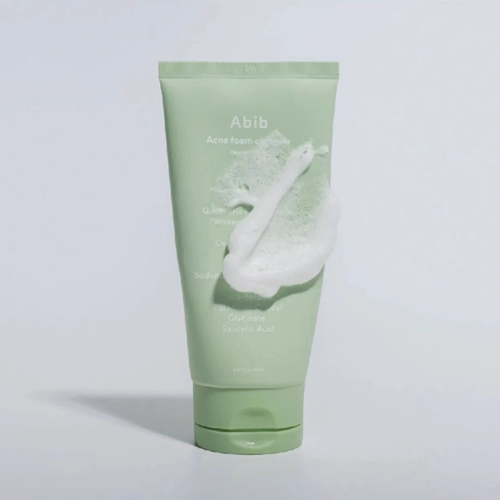 Abib Acne Foam Cleanser Heartleaf Foam Korean Skincare | VELVET GLOW