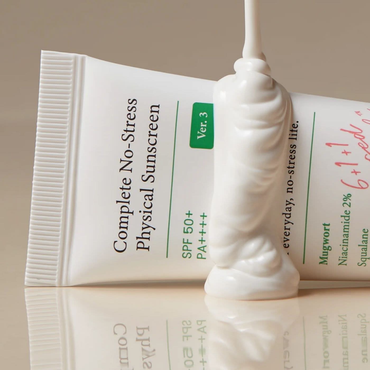 AXIS - Y Complete No - Stress Physical Sunscreen SPF 50+ PA++++ Korean Skincare | VELVET GLOW