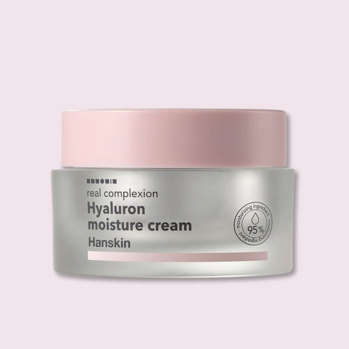 HANSKIN Real Complexion Hyaluron Moisture Cream Korean Skincare | VELVET GLOW