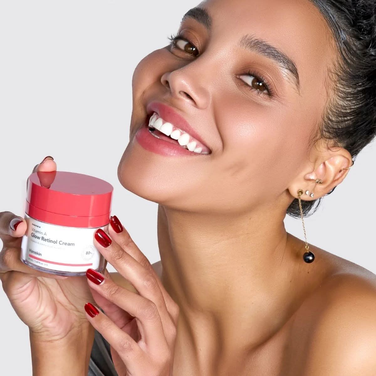 HANSKIN Vitamin A Glow Retinol Cream Korean Skincare | VELVET GLOW