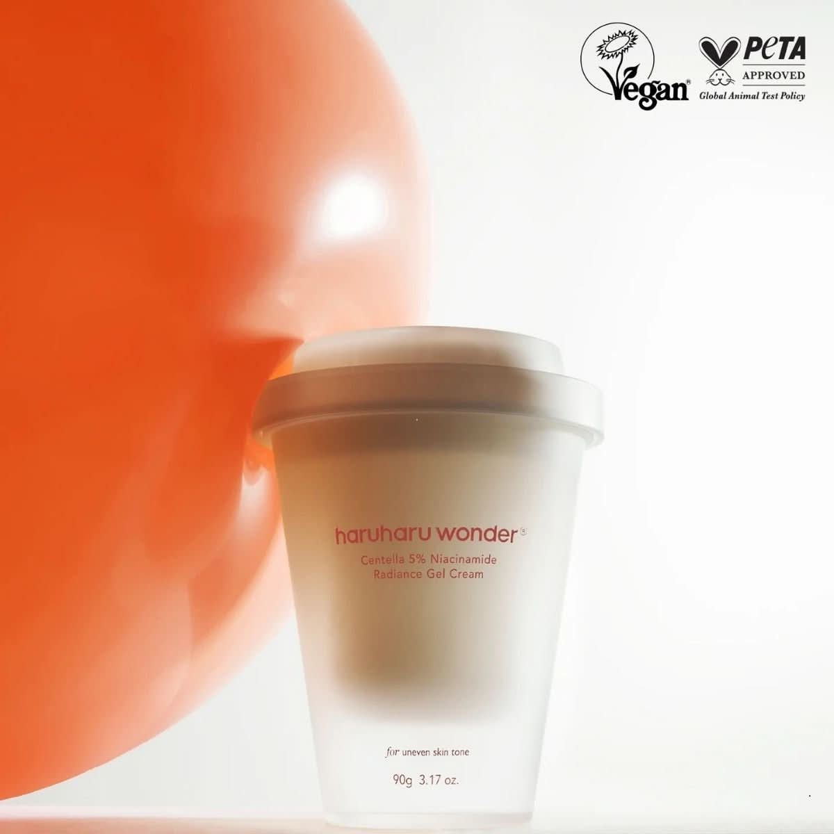 haruharu wonder Centella 5% Niacinamide Radiance Gel Cream Cup Korean Skincare | VELVET GLOW