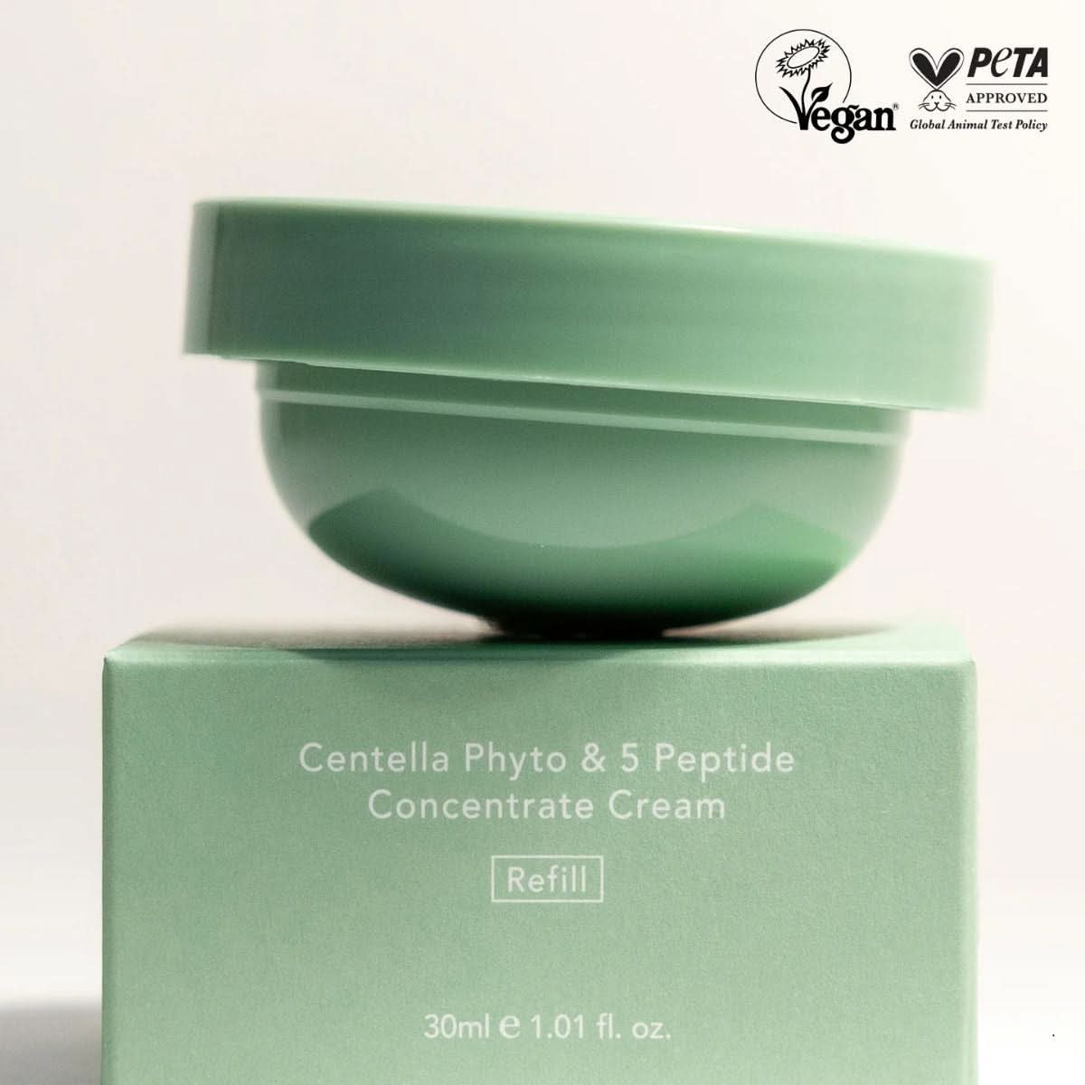 haruharu wonder Centella Phyto & 5 Peptide Concentrate Cream Refill Korean Skincare | VELVET GLOW