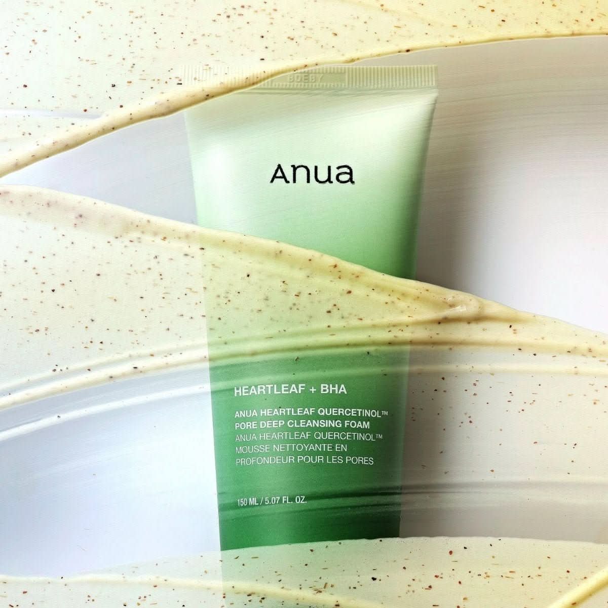 Anua Heartleaf Quercetinol Pore Deep Cleansing Foam Korean Skincare | VELVET GLOW