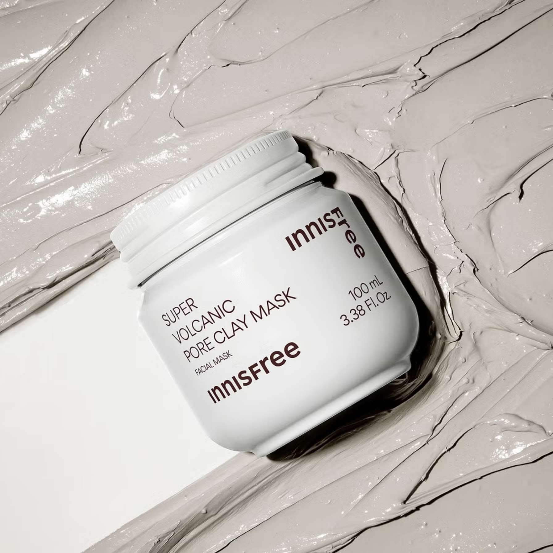 Innisfree Super Volcanic Pore Clay Mask Korean Skincare | VELVET GLOW