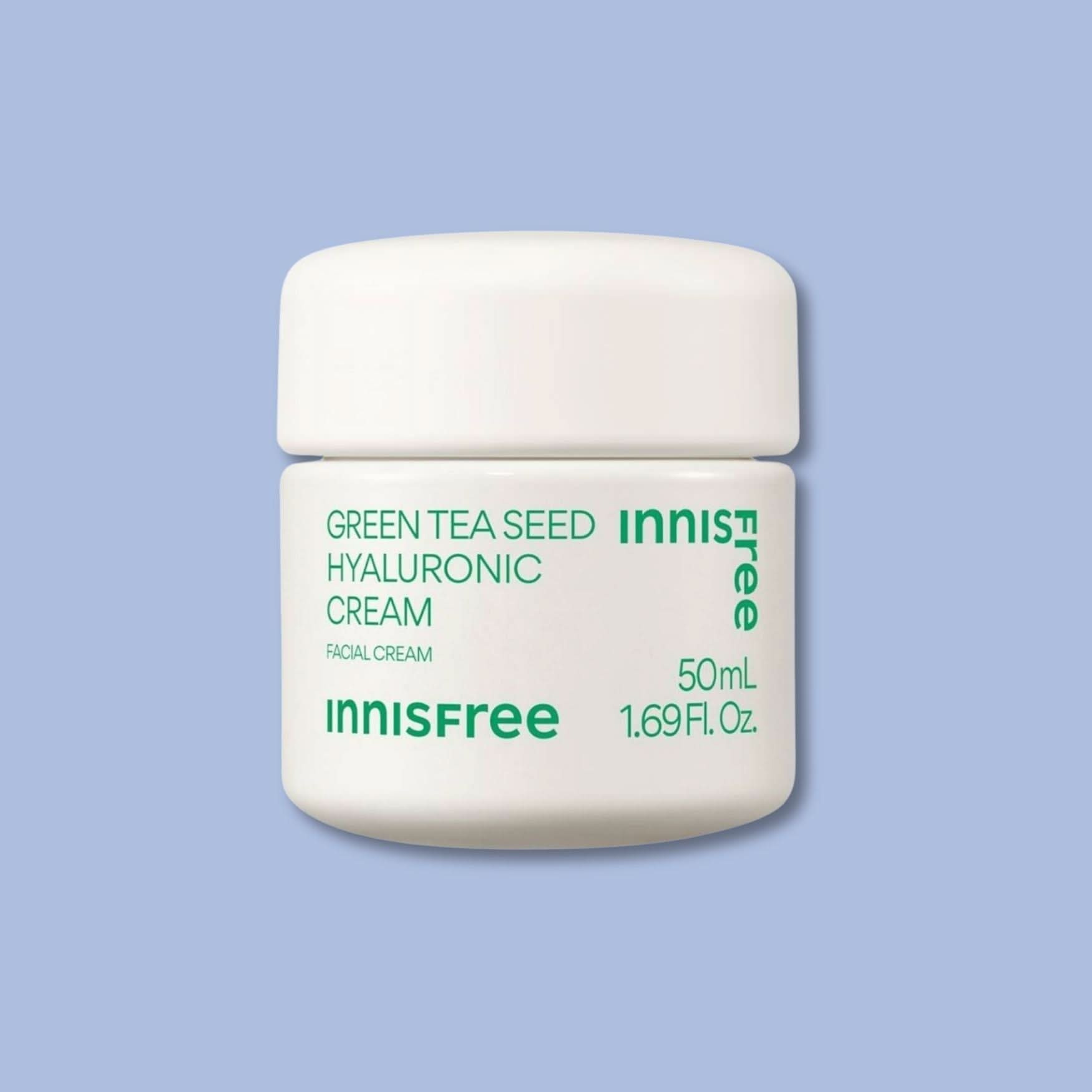 Innisfree Green Tea Seed Hyaluronic Cream Korean Skincare | VELVET GLOW