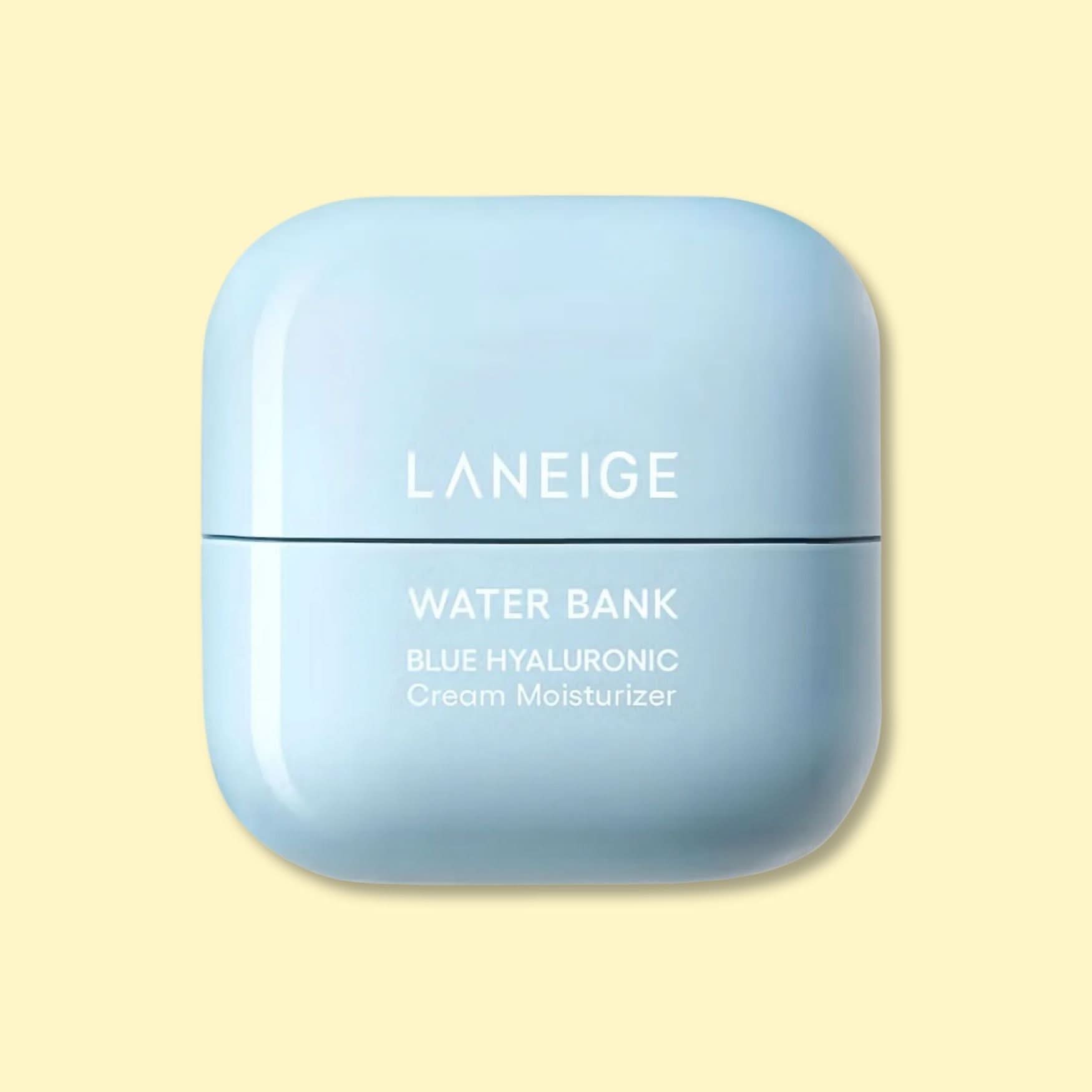 LANEIGE Water Bank Blue Hyaluronic Cream Moisturizer Korean Skincare | VELVET GLOW