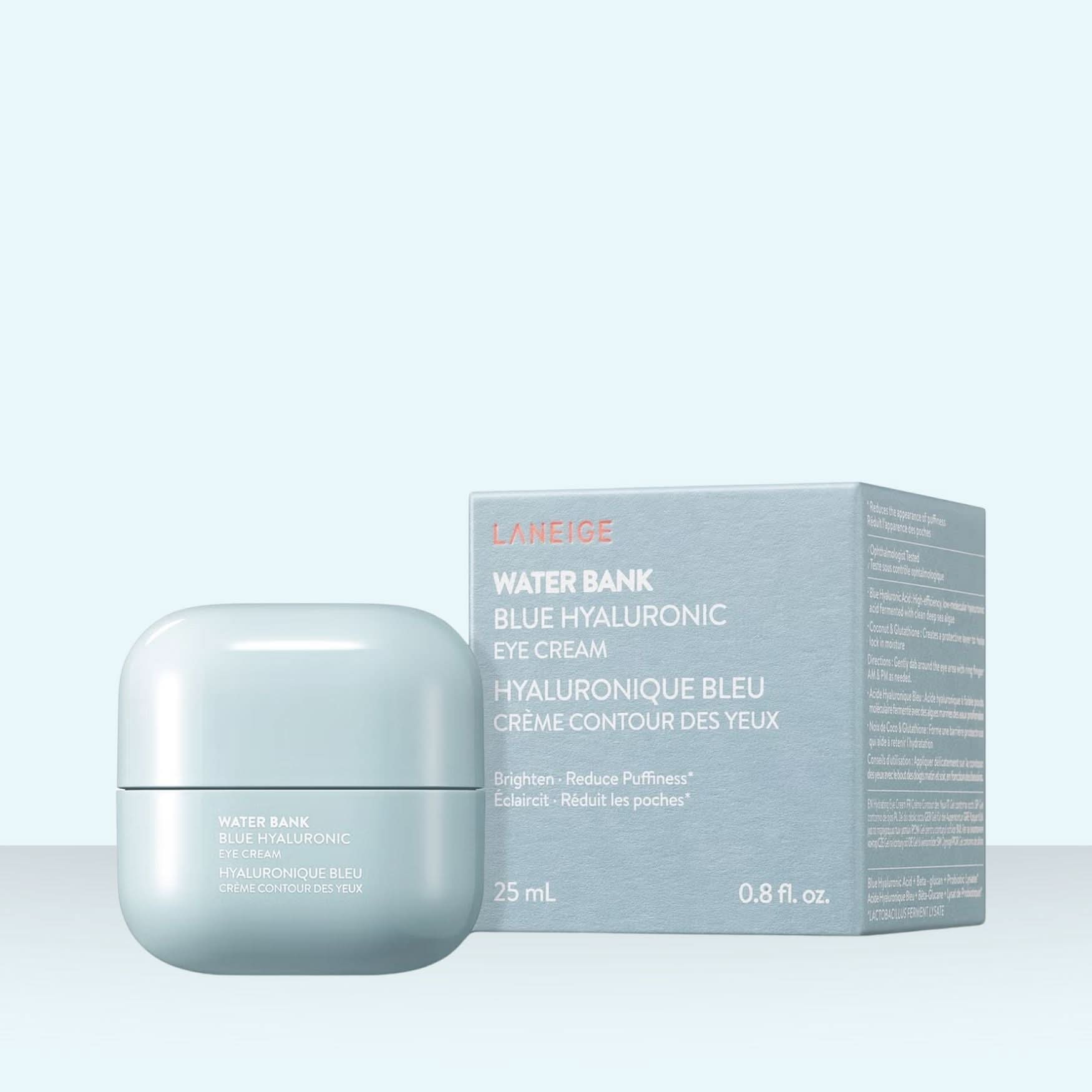 LANEIGE Water Bank Blue Hyaluronic Eye Cream Korean Skincare | VELVET GLOW