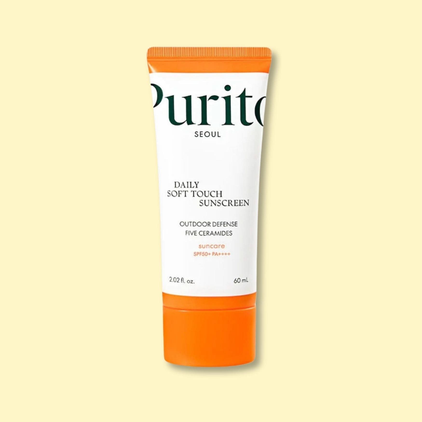 Purito Seoul Daily Soft Touch Sunscreen SPF 50+ PA++++ Korean Skincare | VELVET GLOW