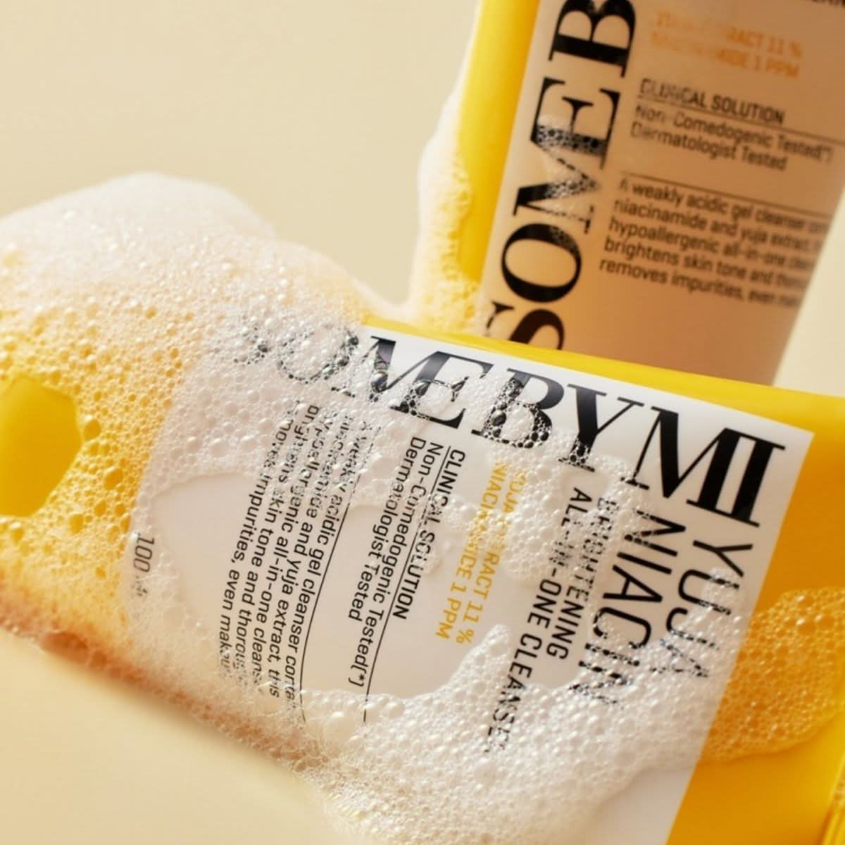 SOME BY MI Yuja Niacin Brightening All - in - one Cleanser Korean Skincare | VELVET GLOW