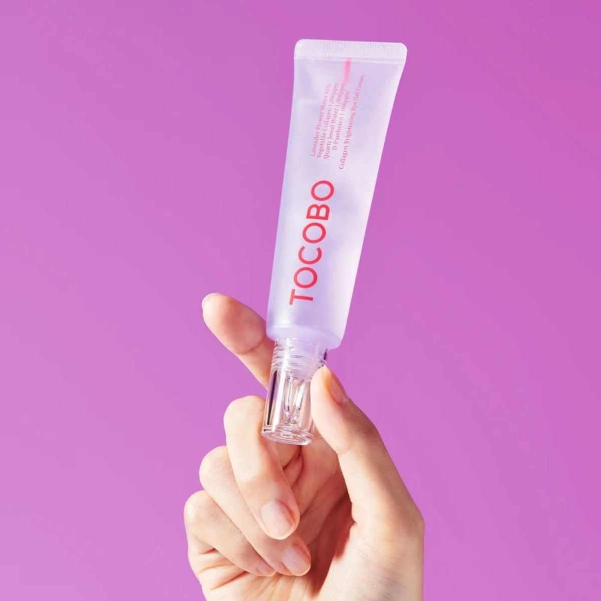 TOCOBO Collagen Brightening Eye Gel Cream Korean Skincare | VELVET GLOW