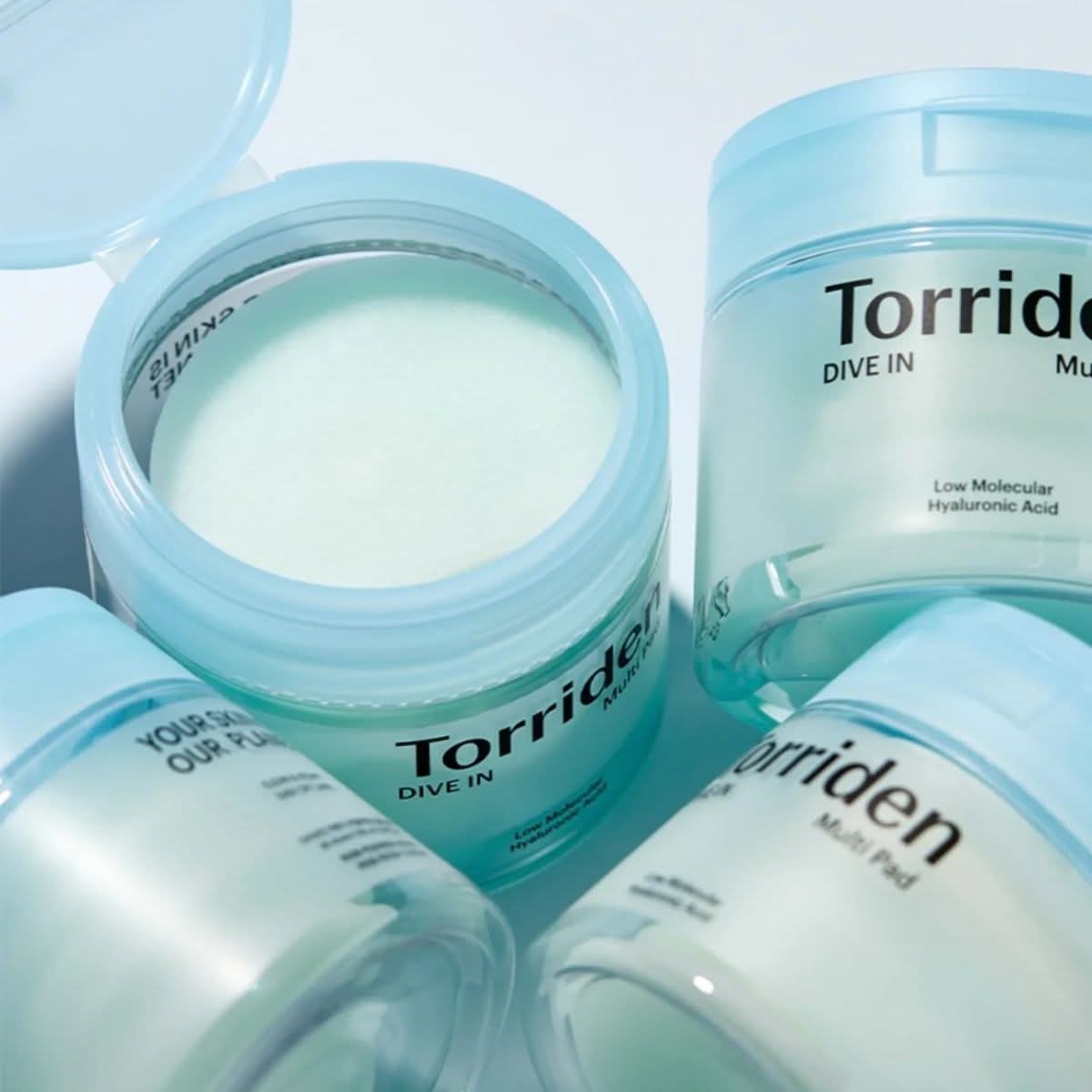 Torriden DIVE - IN Low Molecular Hyaluronic Acid Multi Pads Korean Skincare | VELVET GLOW