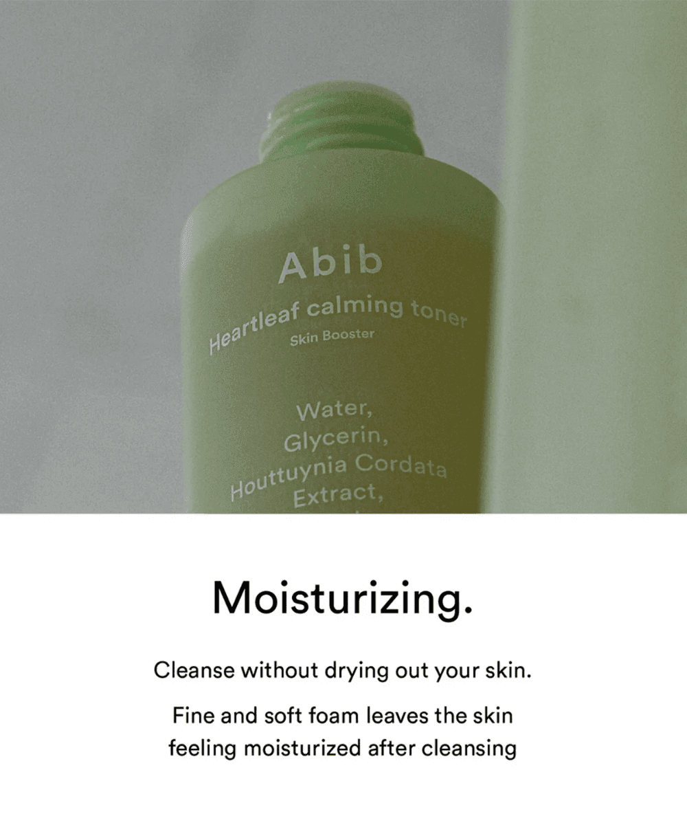 Abib Heartleaf calming toner Skin booster Korean Skincare | VELVET GLOW
