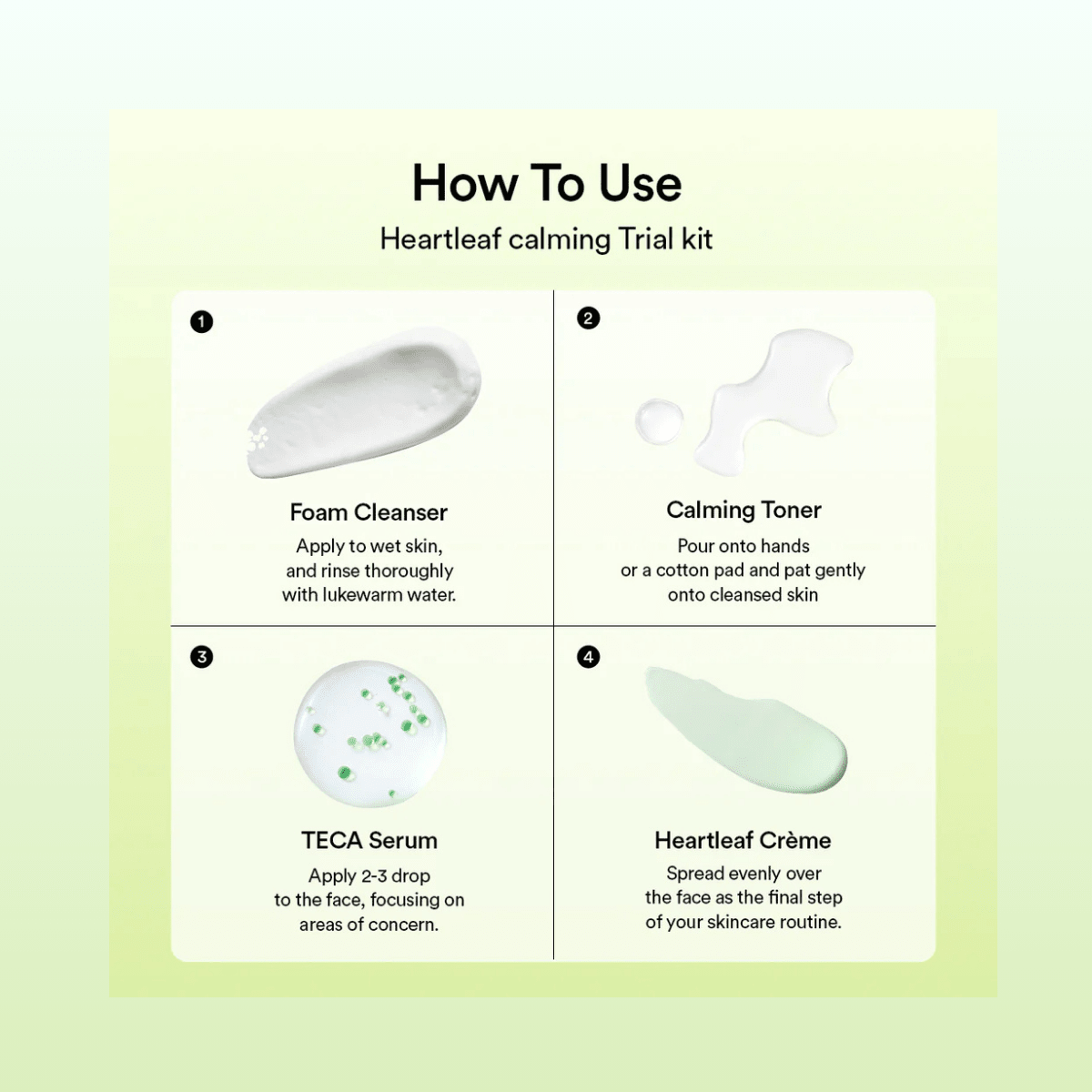 Abib Heartleaf calming Trial Kit Korean Skincare | VELVET GLOW