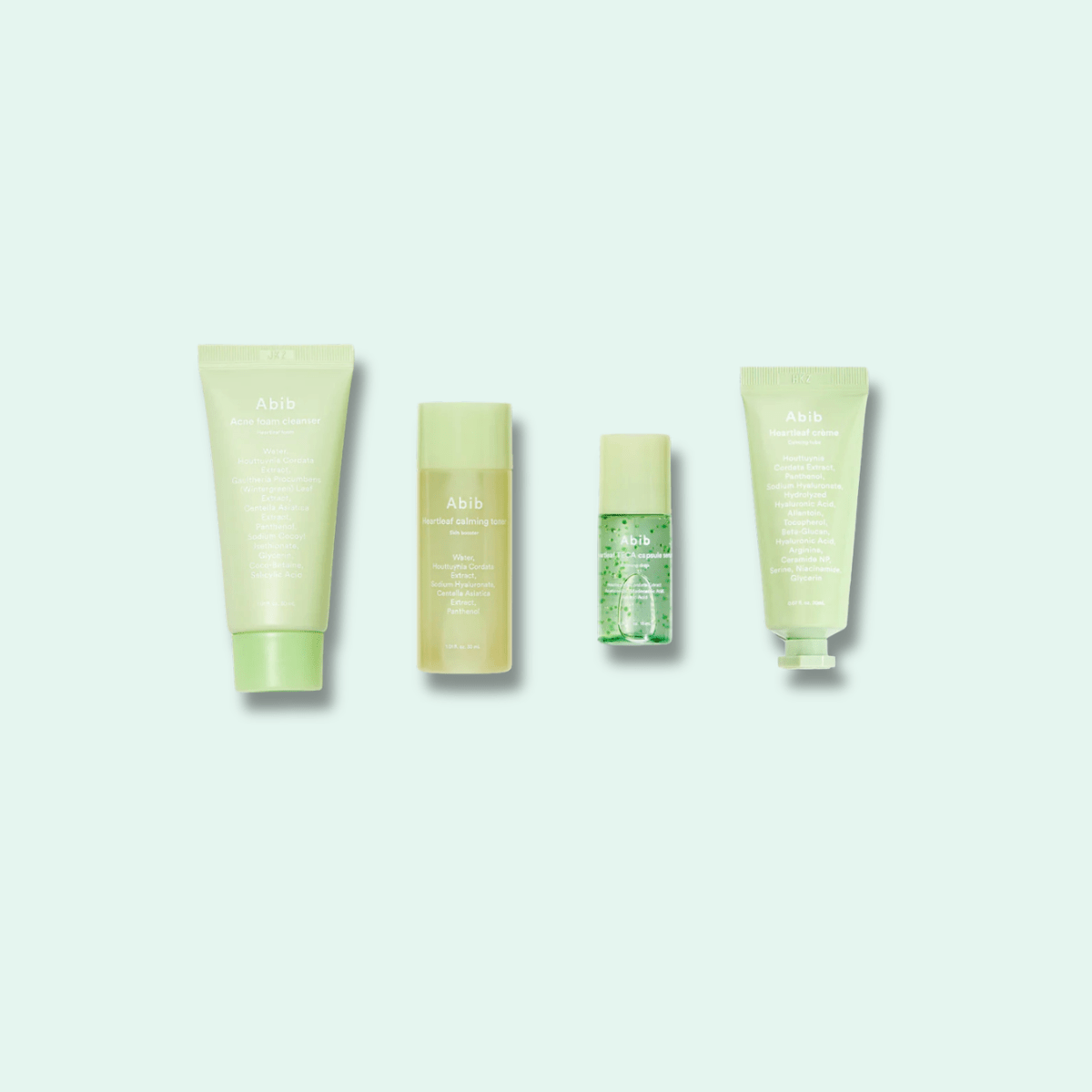 Abib Heartleaf calming Trial Kit Korean Skincare | VELVET GLOW