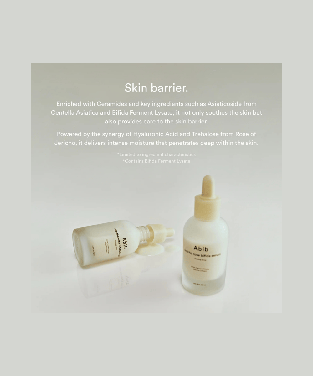 Abib Jericho rose bifida serum Firming drop Korean Skincare | VELVET GLOW