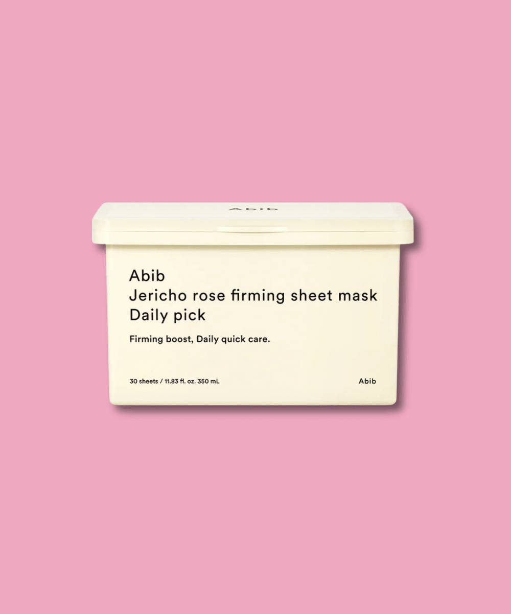 Abib Jericho rose firming sheet mask Daily pick Korean Skincare | VELVET GLOW