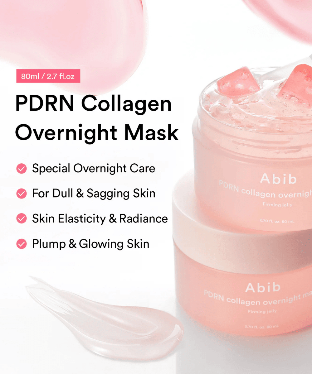 Abib PDRN collagen overnight mask Firming jelly Korean Skincare | VELVET GLOW