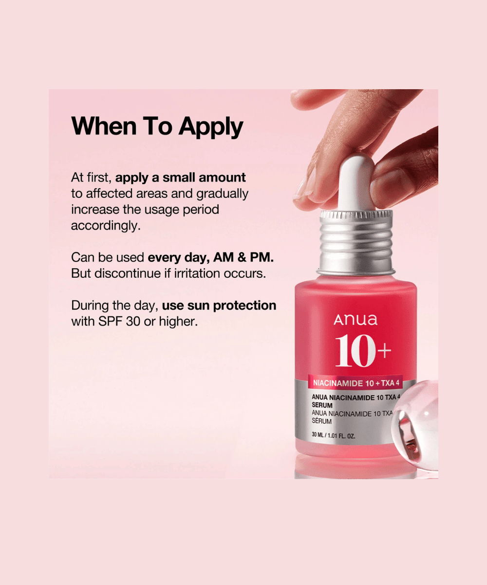 Anua Niacinamide 10% + TXA 4% Serum Korean Skincare | VELVET GLOW