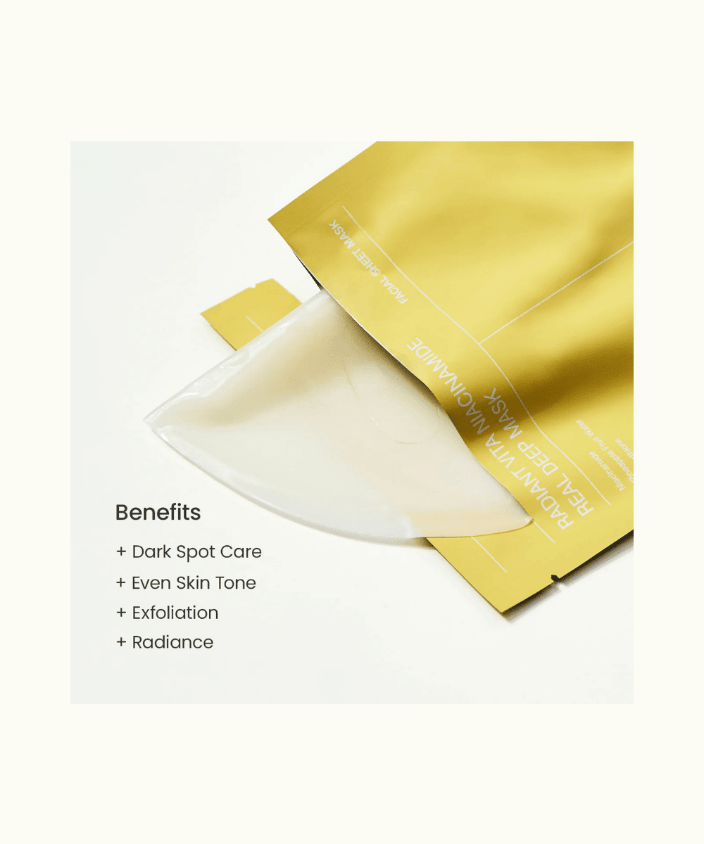 Biodance Radiant Vita Niacinamide Real Deep Mask Korean Skincare | VELVET GLOW