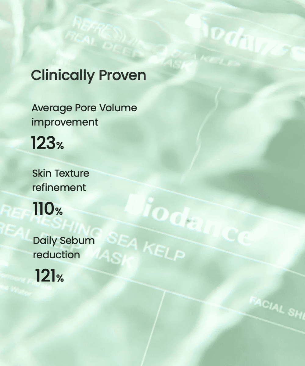 Biodance Refreshing Sea Kelp Real Deep Mask Korean Skincare | VELVET GLOW
