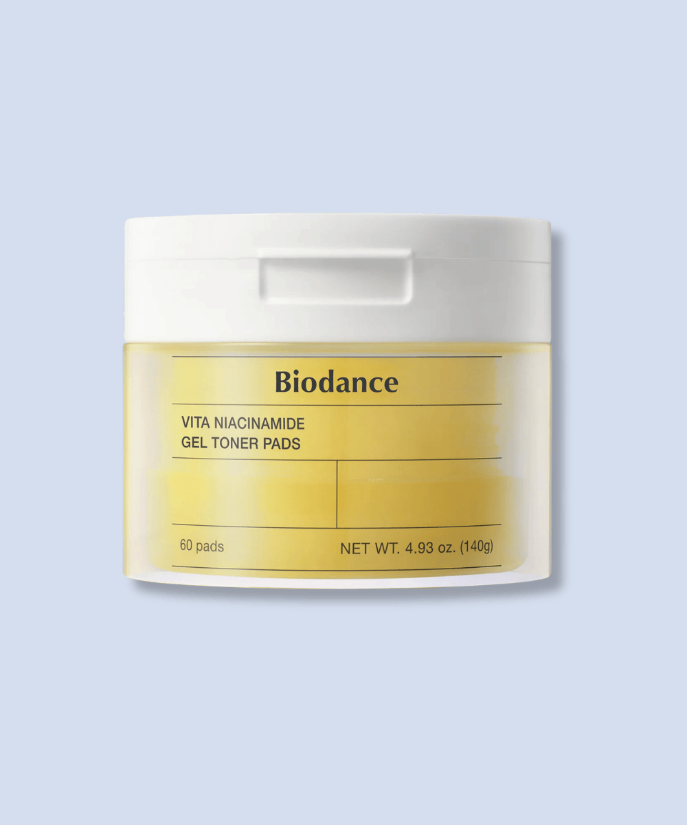 Biodance Vita Niacinamide Gel Toner Pads Korean Skincare | VELVET GLOW