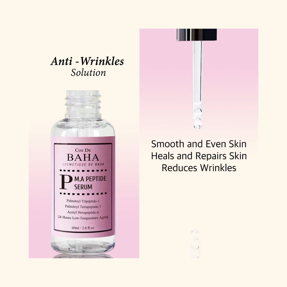 Cos De BAHA M.A Peptide Serum Korean Skincare | VELVET GLOW