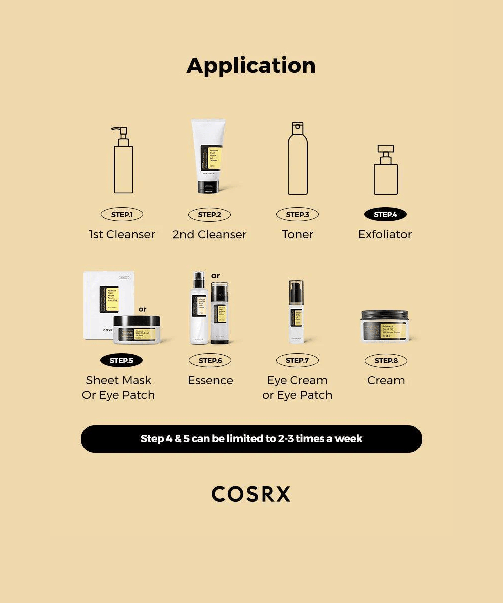 COSRX All About Snail Trial Kit Korean Skincare | VELVET GLOW