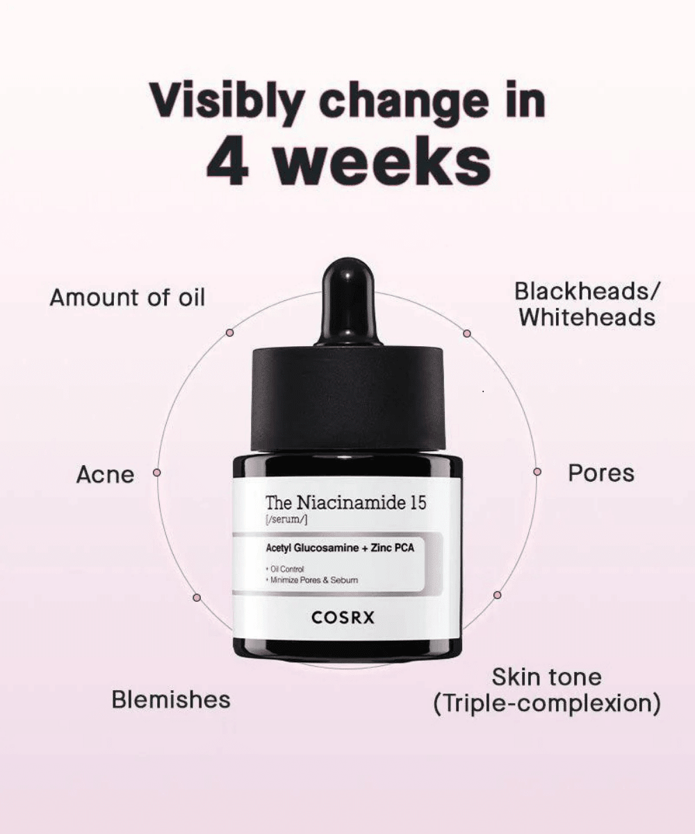 COSRX The Niacinamide 15 Serum Korean Skincare | VELVET GLOW
