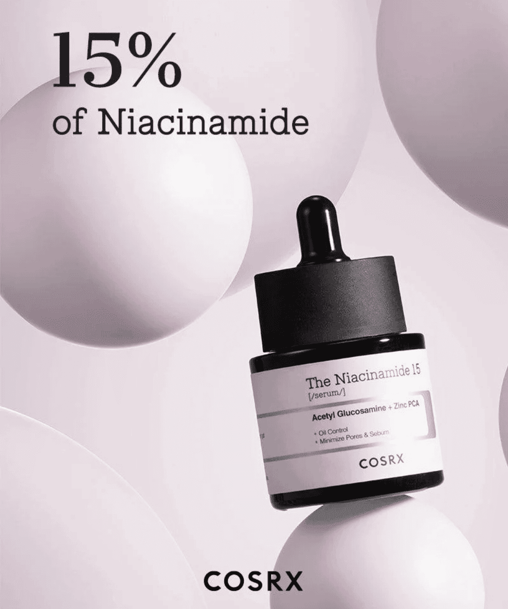 COSRX The Niacinamide 15 Serum Korean Skincare | VELVET GLOW