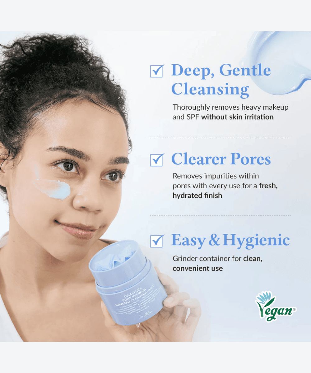 Dr. Althea Pore Refresh Grinding Cleansing Balm Korean Skincare | VELVET GLOW