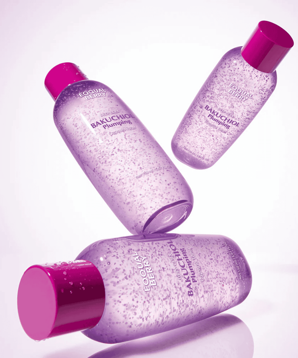 EQQUALBERRY Bakuchiol Plumping Capsule Toner Korean Skincare | VELVET GLOW