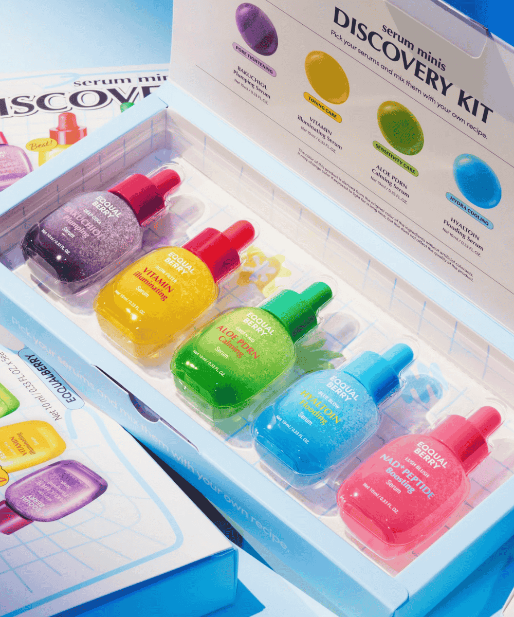 EQQUALBERRY Serum Minis Discovery Kit Korean Skincare | VELVET GLOW