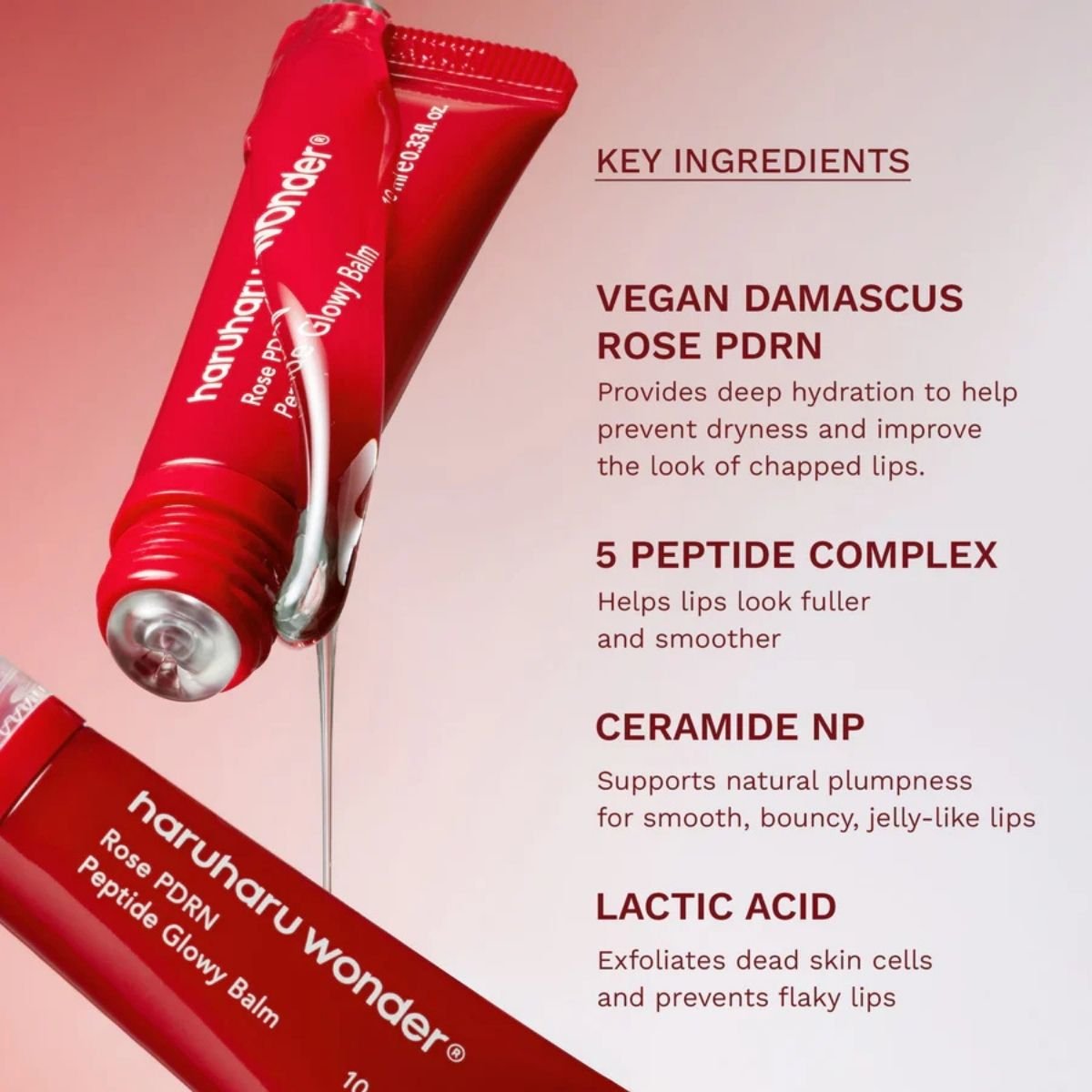 haruharu wonder Rose PDRN Peptide Glowy Balm Korean Skincare | VELVET GLOW