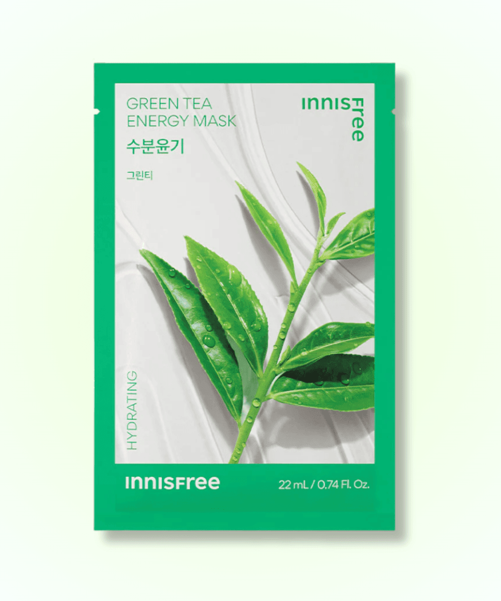 Innisfree Energy Mask – 10 Types Korean Skincare | VELVET GLOW