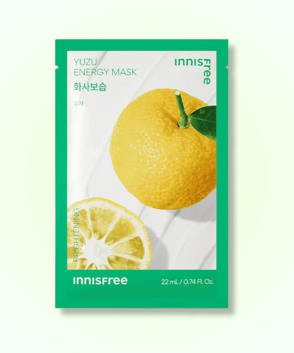 Innisfree Energy Mask – 10 Types Korean Skincare | VELVET GLOW