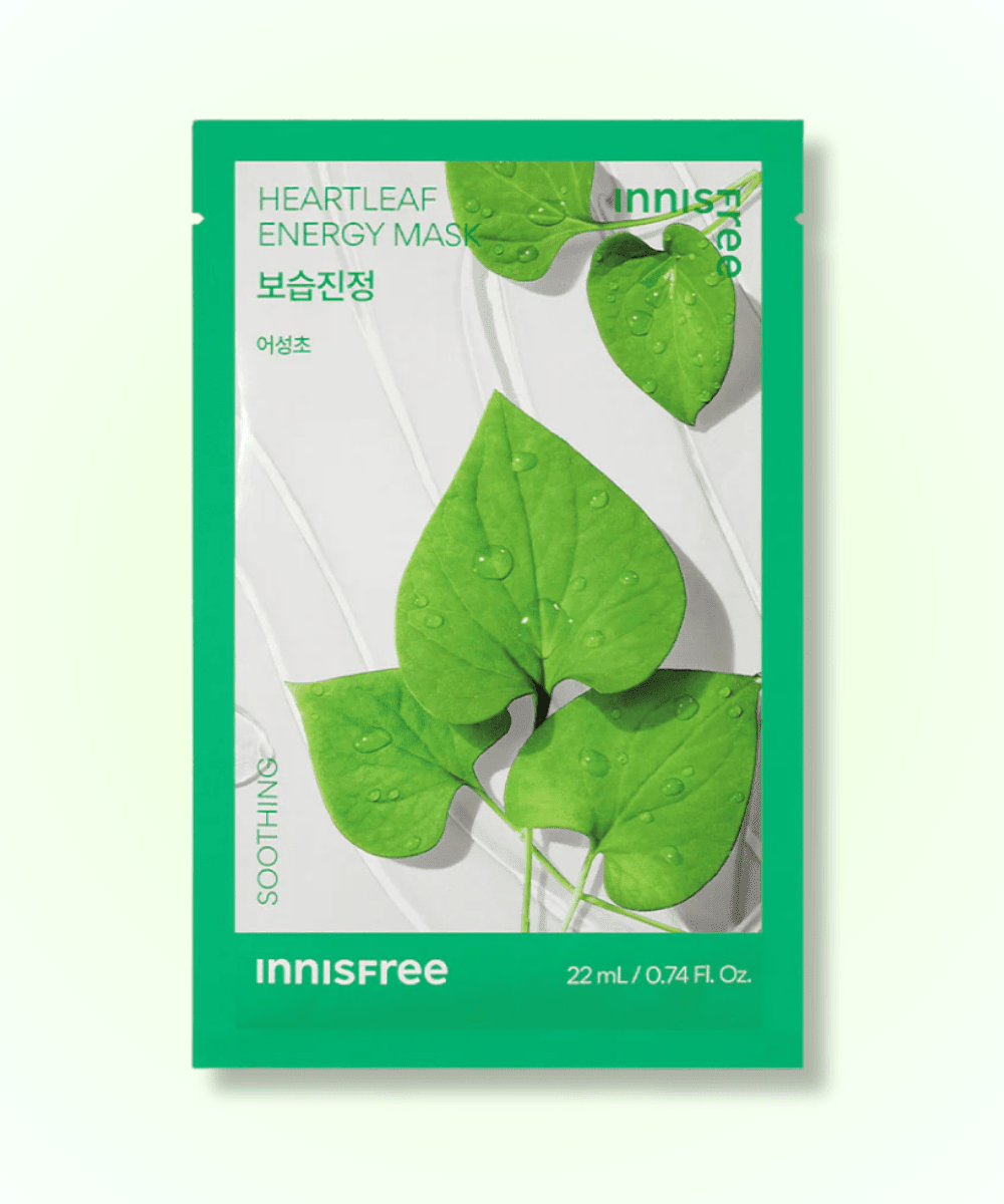 Innisfree Energy Mask – 10 Types Korean Skincare | VELVET GLOW