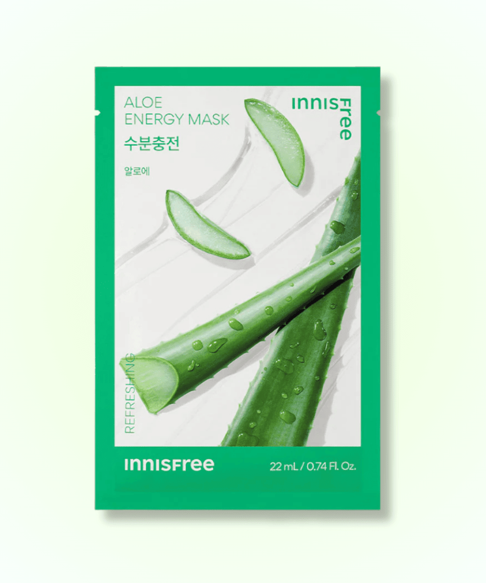 Innisfree Energy Mask – 10 Types Korean Skincare | VELVET GLOW