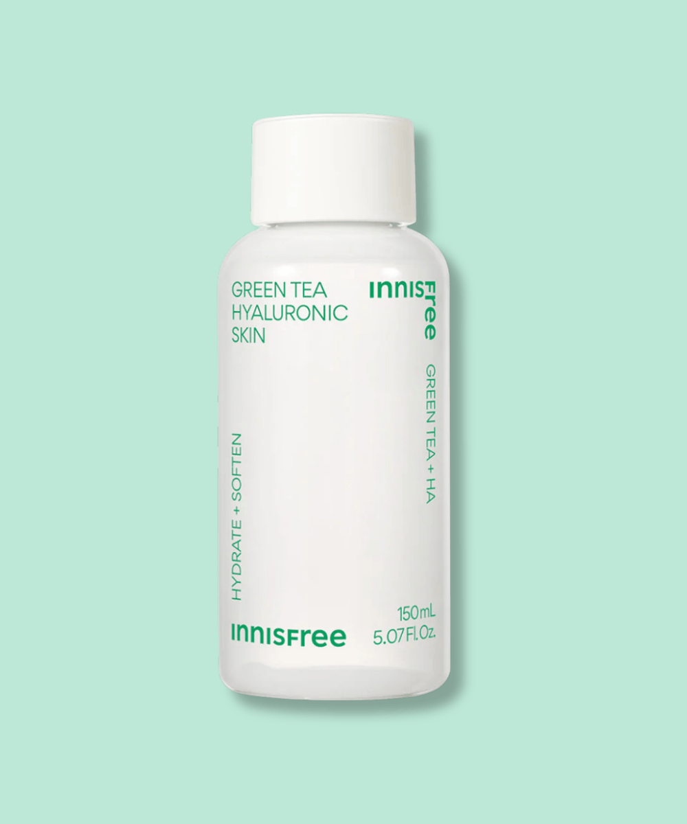 Innisfree Green Tea Hyaluronic Skin Korean Skincare | VELVET GLOW