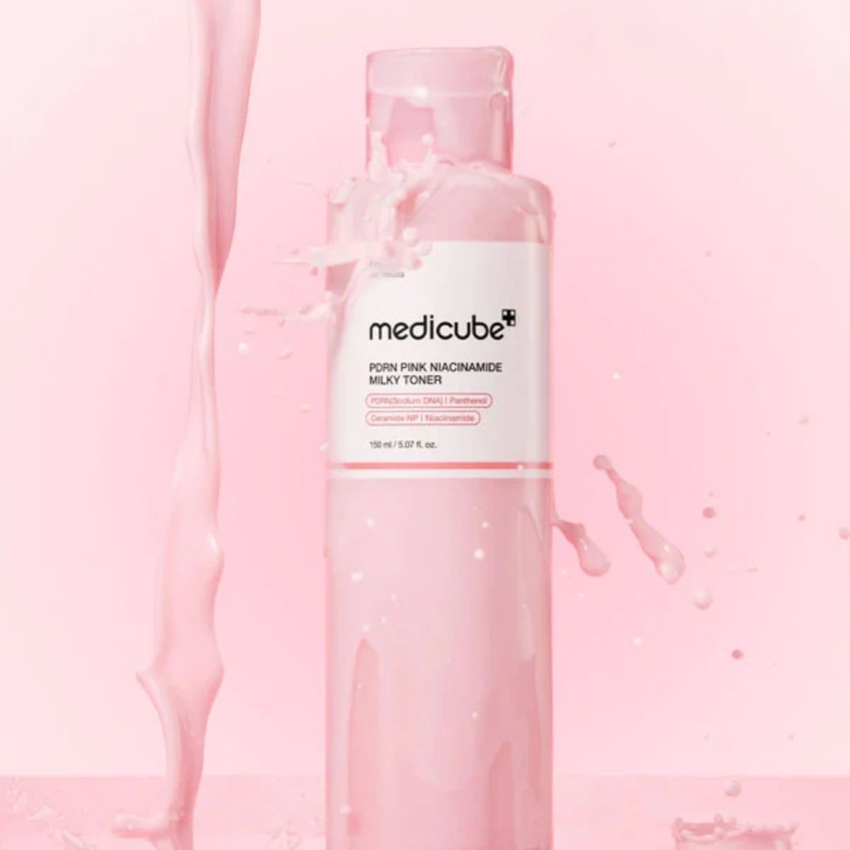 Medicube PDRN Pink Niacinamide Milky Toner Korean Skincare | VELVET GLOW