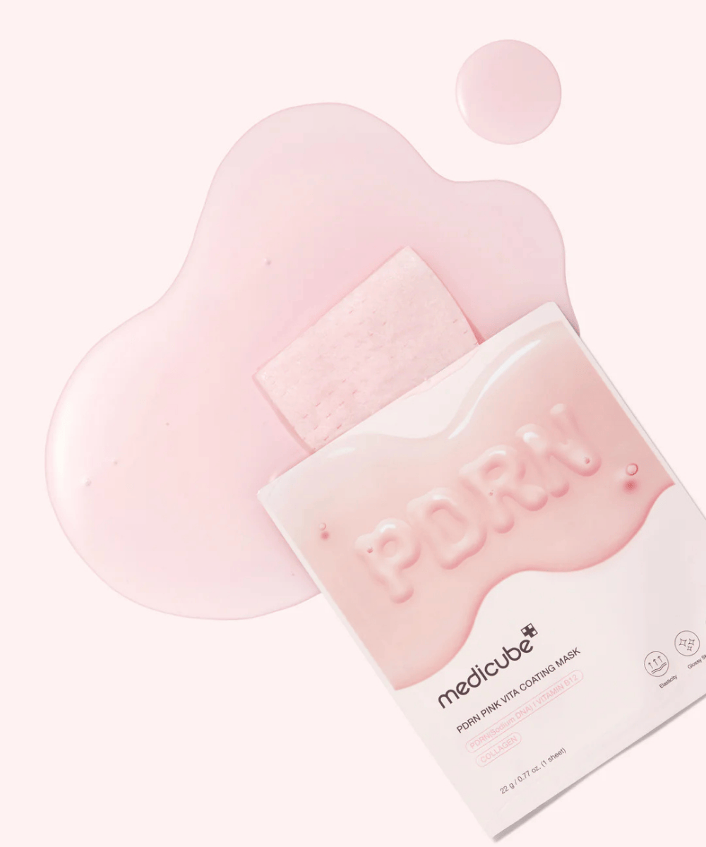 Medicube PDRN Pink Vita Coating Mask Korean Skincare | VELVET GLOW
