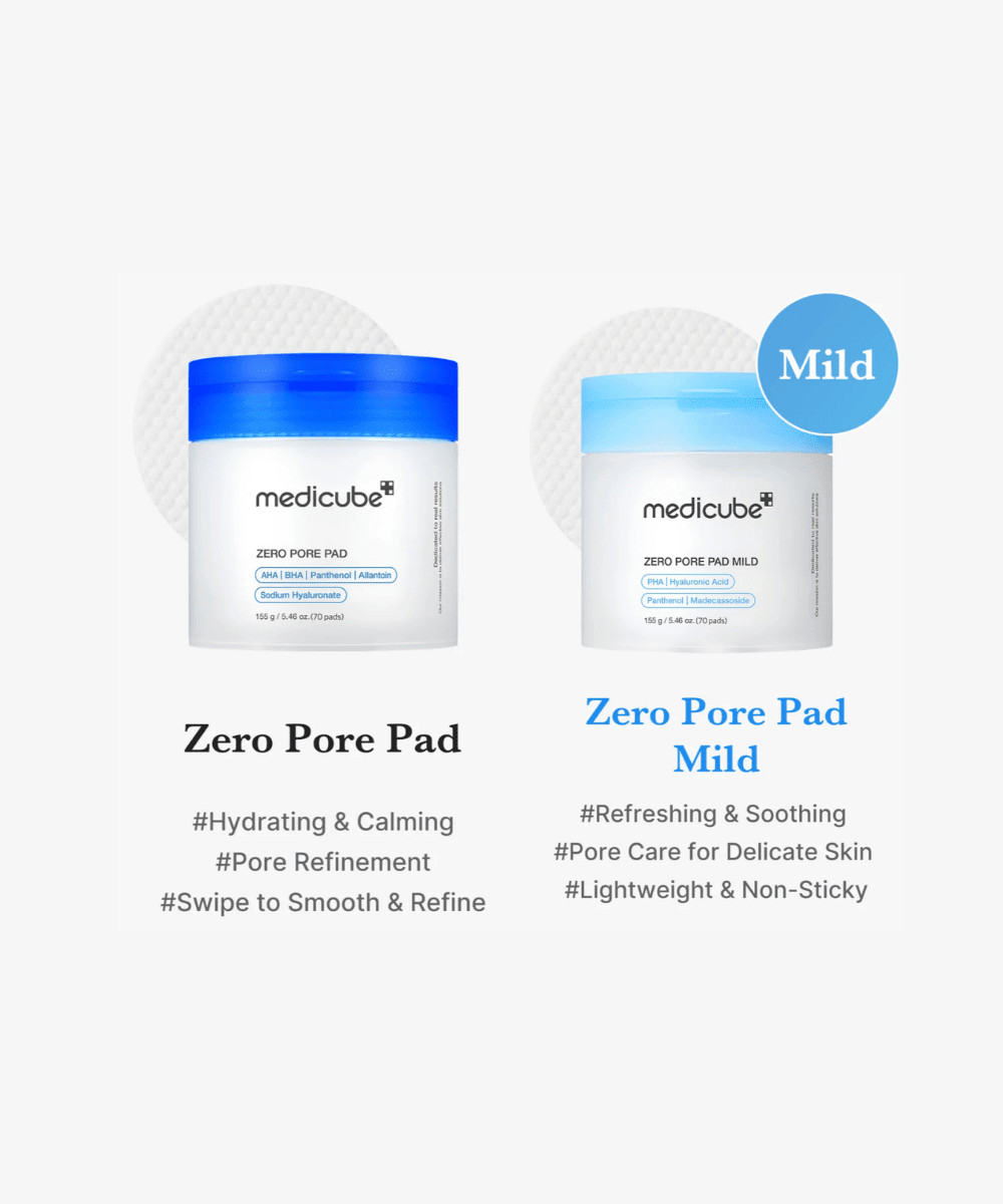 Medicube Zero Pore Pad Mild Korean Skincare | VELVET GLOW