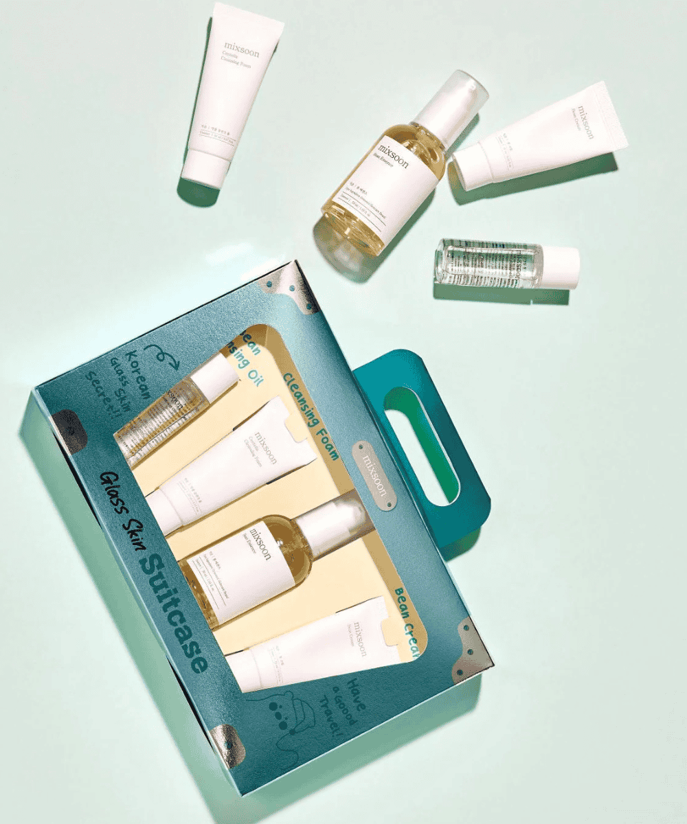 mixsoon Glass Skin Suitcase Korean Skincare | VELVET GLOW