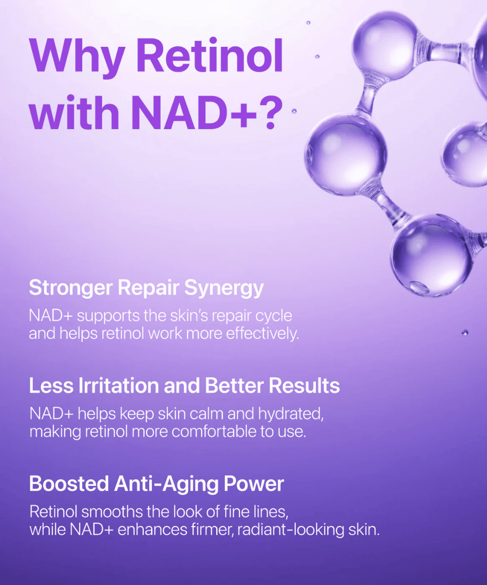 numbuzin No.9 NAD+ Retinol Volumetox Eye Cream Korean Skincare | VELVET GLOW