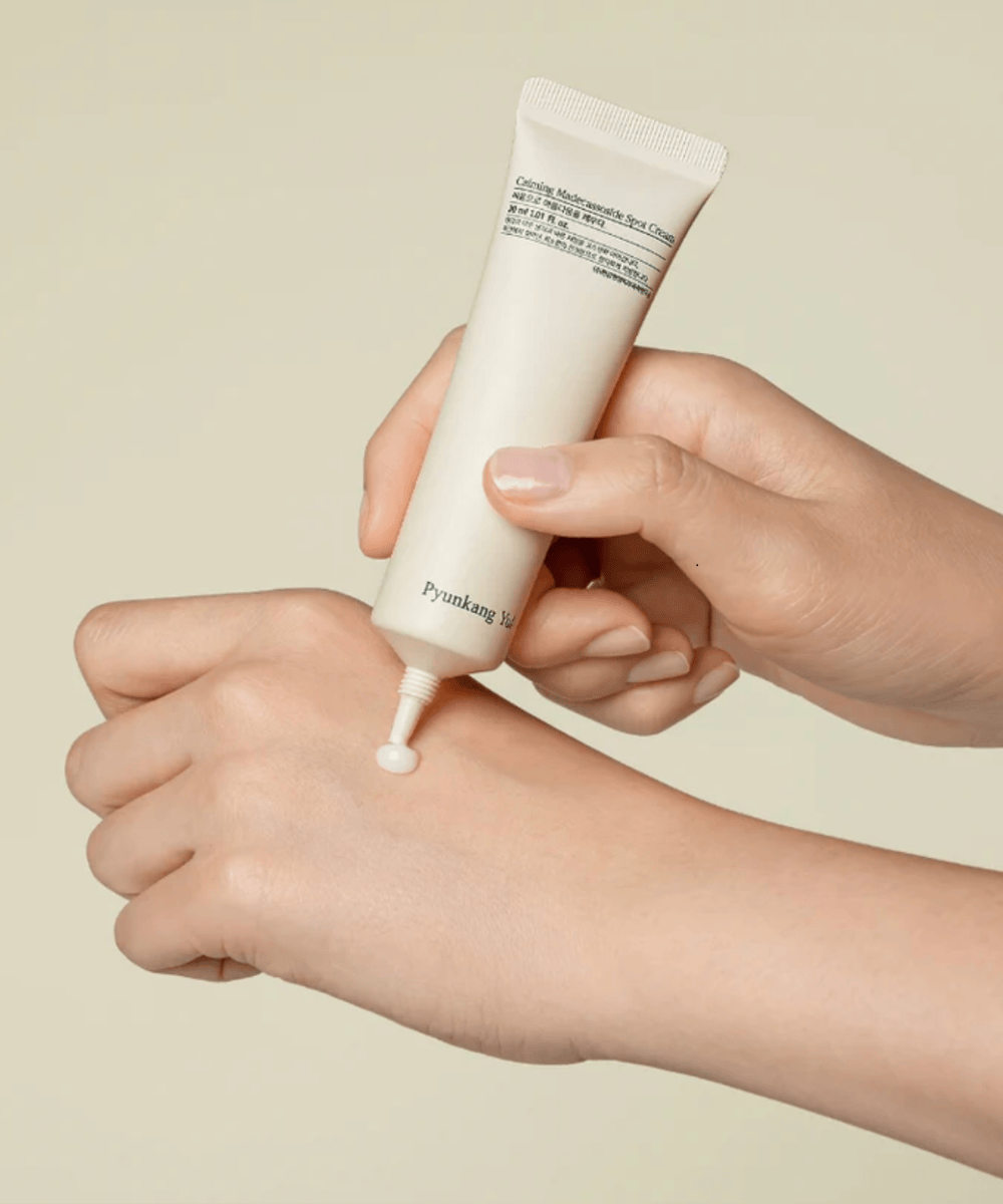 Pyunkang Yul Calming Madecasoside Spot Cream Korean Skincare | VELVET GLOW