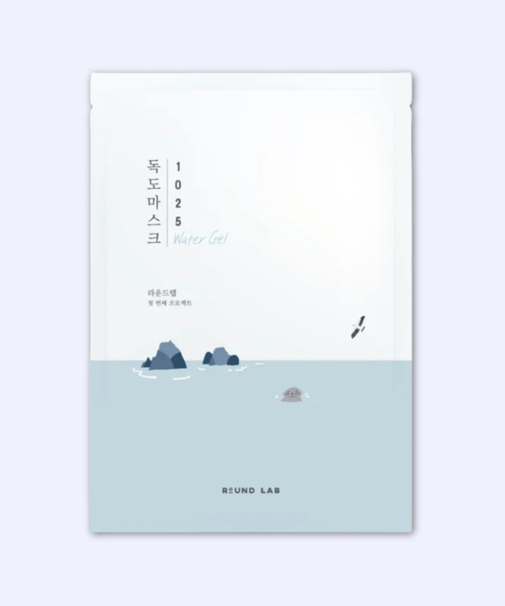 Round Lab 1025 Dokdo Hydrating Water Gel Mask Korean Skincare | VELVET GLOW