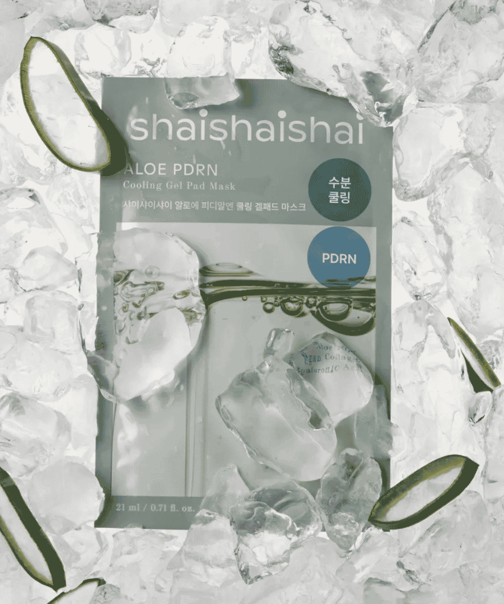 shaishaishai Aloe PDRN Cooling Gel Pad Mask Korean Skincare | VELVET GLOW