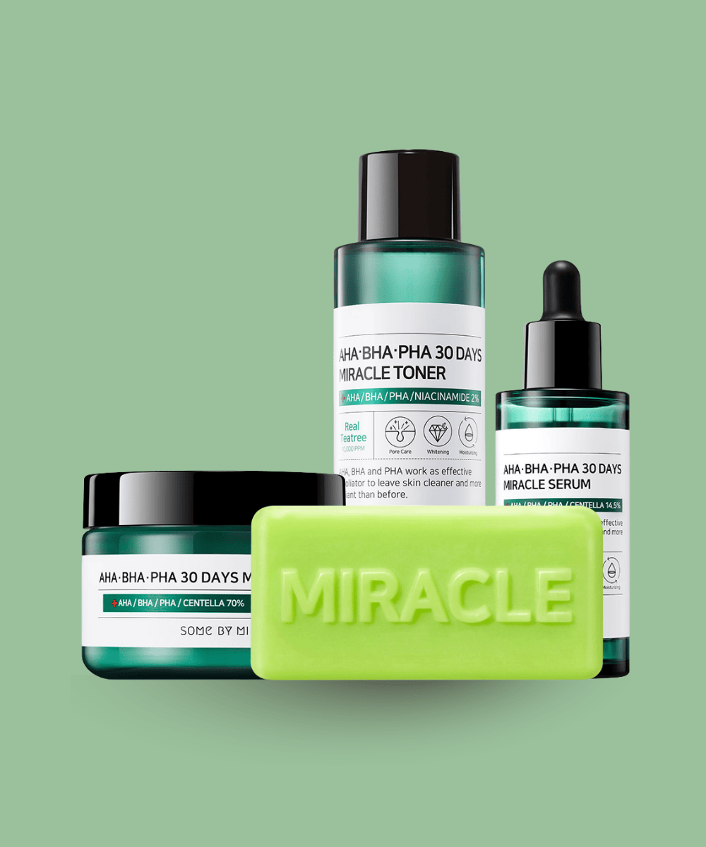 SOME BY MI AHA - BHA - PHA Miracle Starter Kit Korean Skincare | VELVET GLOW