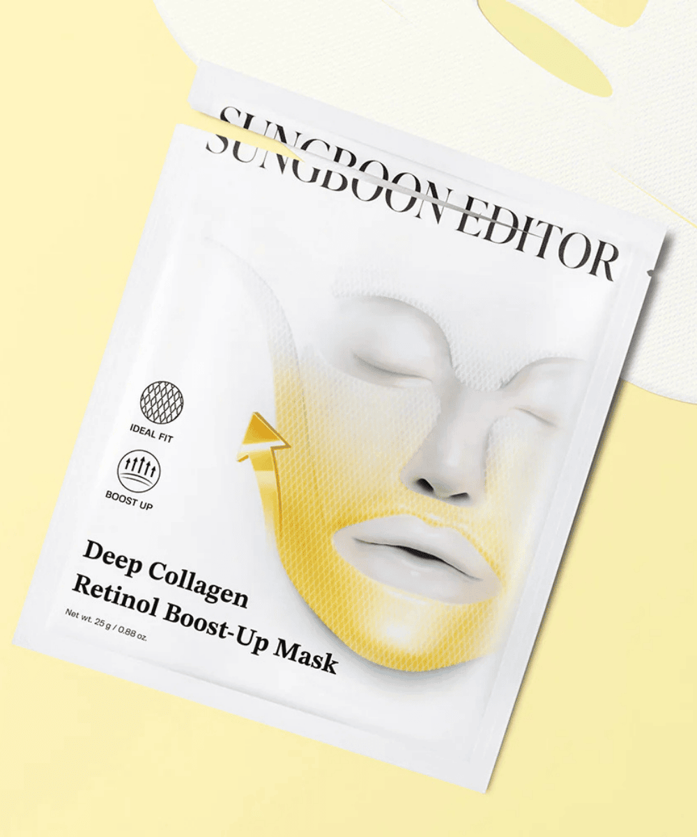 Sungboon Editor Deep Collagen Retinol Boost - Up Mask Korean Skincare | VELVET GLOW