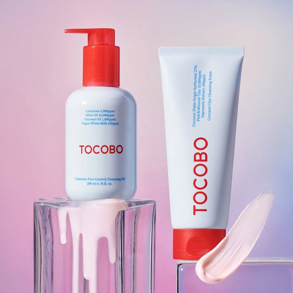TOCOBO TOCOBO Double Cleanser Mini Duo (Öl 20 ml + Schaum 15 ml) Korean Skincare | VELVET GLOW